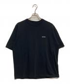 BRIEFINGブリーフィング）の古着「ロゴ刺繍Tシャツ」｜ブラック