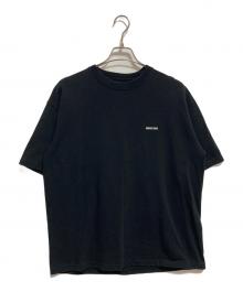 BRIEFING（ブリーフィング）の古着「ロゴ刺繍Tシャツ」｜ブラック