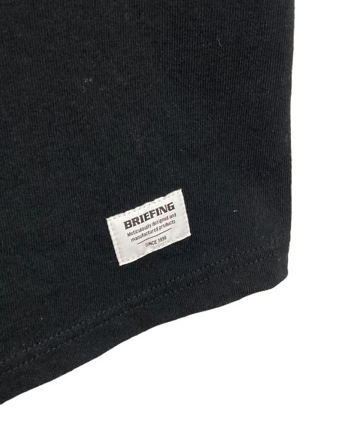 BRIEFING（ブリーフィング）BRIEFING (ブリーフィング) ロゴ刺繍Tシャツ ブラック サイズ:Mの古着・服飾アイテム