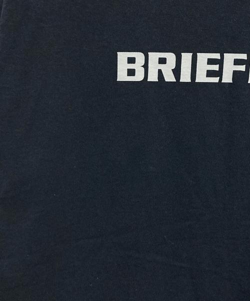 BRIEFING（ブリーフィング）BRIEFING (ブリーフィング) ロゴプリントTシャツ ネイビー サイズ:Mの古着・服飾アイテム