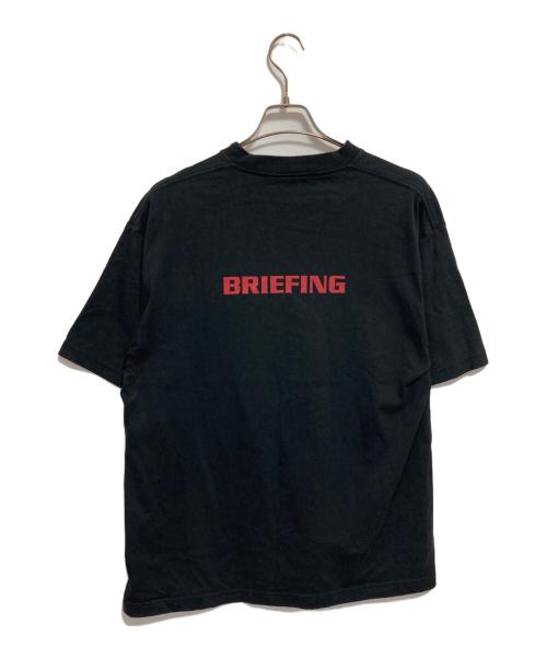BRIEFING（ブリーフィング）BRIEFING (ブリーフィング) ロゴプリントTシャツ ブラック サイズ:Mの古着・服飾アイテム