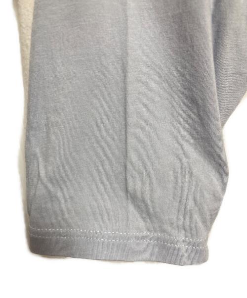 Maison Margiela（メゾンマルジェラ）Maison Margiela (メゾンマルジェラ) 切替ロングスリーブカットソー グレー×ホワイト サイズ:46（M）の古着・服飾アイテム