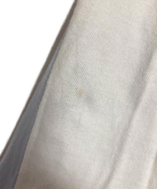 Maison Margiela（メゾンマルジェラ）Maison Margiela (メゾンマルジェラ) 切替ロングスリーブカットソー グレー×ホワイト サイズ:46（M）の古着・服飾アイテム