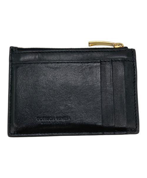 BOTTEGA VENETA（ボッテガベネタ）BOTTEGA VENETA (ボッテガベネタ) マキシイントレチャートファスナーキーポーチ ブラックの古着・服飾アイテム