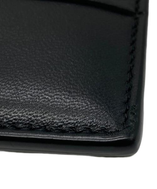 BOTTEGA VENETA（ボッテガベネタ）BOTTEGA VENETA (ボッテガベネタ) マキシイントレチャートファスナーキーポーチ ブラックの古着・服飾アイテム