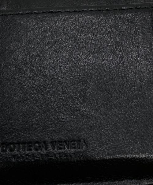 BOTTEGA VENETA（ボッテガベネタ）BOTTEGA VENETA (ボッテガベネタ) マキシイントレチャートファスナーキーポーチ ブラックの古着・服飾アイテム