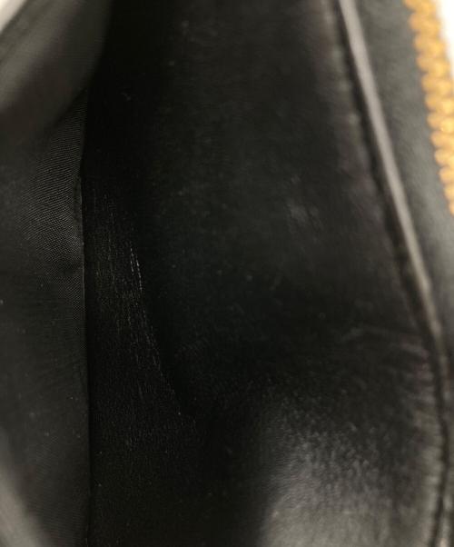 BOTTEGA VENETA（ボッテガベネタ）BOTTEGA VENETA (ボッテガベネタ) マキシイントレチャートファスナーキーポーチ ブラックの古着・服飾アイテム