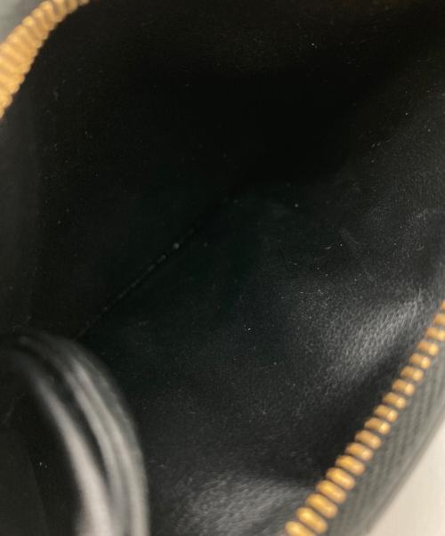 BOTTEGA VENETA（ボッテガベネタ）BOTTEGA VENETA (ボッテガベネタ) マキシイントレチャートファスナーキーポーチ ブラックの古着・服飾アイテム