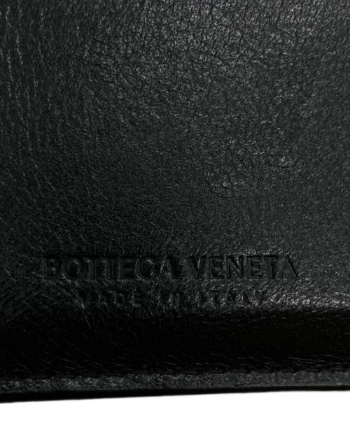 BOTTEGA VENETA（ボッテガベネタ）BOTTEGA VENETA (ボッテガベネタ) マキシイントレチャートファスナーキーポーチ ブラックの古着・服飾アイテム