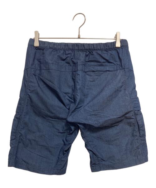 THE NORTH FACE（ザ ノース フェイス）THE NORTH FACE (ザ ノース フェイス) ナイロンデニムクラスファイブカーゴショーツ ネイビー サイズ:Mの古着・服飾アイテム