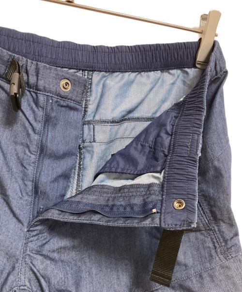 THE NORTH FACE（ザ ノース フェイス）THE NORTH FACE (ザ ノース フェイス) ナイロンデニムクラスファイブカーゴショーツ ネイビー サイズ:Mの古着・服飾アイテム