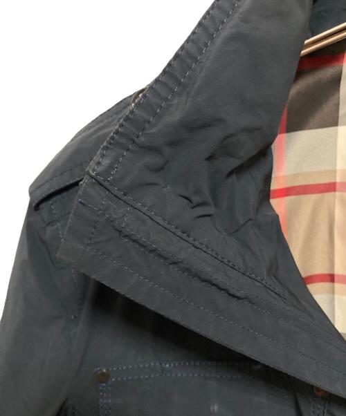 MACKINTOSH LONDON（マッキントッシュ ロンドン）MACKINTOSH LONDON (マッキントッシュ ロンドン) スタンドカラージャケット ネイビー サイズ:Lの古着・服飾アイテム