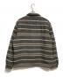 RRL (ダブルアールエル) STRIPE BLANKET W/NYLON QUILTING SHIRTS JACKET グレー×ベージュ サイズ:XL：40000円