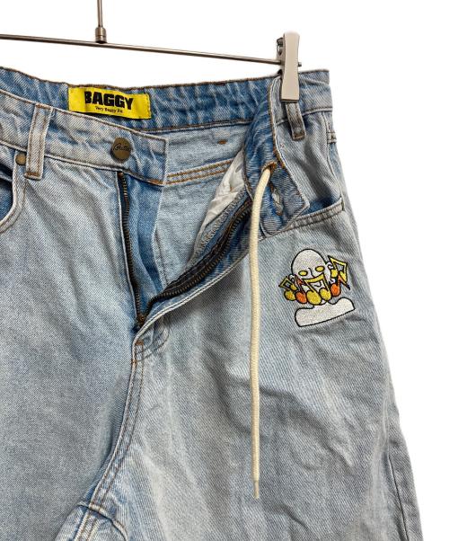 butter（バター）Butter (バター) バギーデニムパンツ インディゴ サイズ:76cm (W30)の古着・服飾アイテム