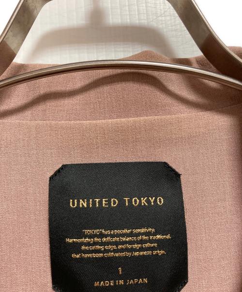 UNITED TOKYO（ユナイテッドトーキョー）UNITED TOKYO (ユナイテッドトーキョー) スタッズビーズブルゾン ピンク サイズ:S(1)の古着・服飾アイテム
