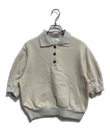 soyy.（ソイ）の古着「ポロスウェット」｜ベージュ