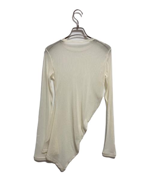 TODAYFUL（トゥデイフル）TODAYFUL (トゥデイフル) Asymmetry Mesh Tops アイボリー サイズ:FREEの古着・服飾アイテム