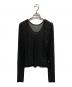 anuke（アンヌーク）の古着「2way Sheer Tops」｜ブラック