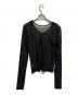 anuke (アンヌーク) 2way Sheer Tops ブラック サイズ:FREE：5000円