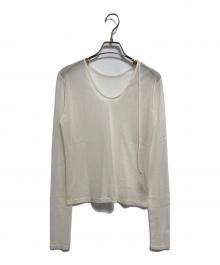 anuke（アンヌーク）の古着「2way Sheer Tops」｜アイボリー