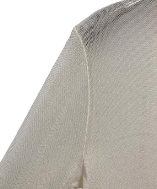 anuke（アンヌーク）anuke (アンヌーク) 2way Sheer Tops アイボリー サイズ:FREEの古着・服飾アイテム