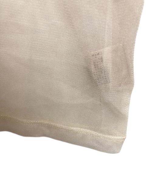 anuke（アンヌーク）anuke (アンヌーク) 2way Sheer Tops アイボリー サイズ:FREEの古着・服飾アイテム