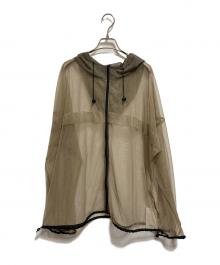 anuke（アンヌーク）の古着「anuke tull zip blouzon」｜ベージュ