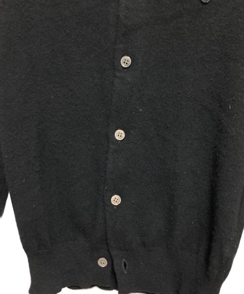 PLAY COMME des GARCONS（プレイコムデギャルソン）PLAY COMME des GARCONS (プレイコムデギャルソン) ハートロゴ ワッペン カーディガン ブラック サイズ:Sの古着・服飾アイテム