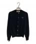 PLAY COMME des GARCONS（プレイコムデギャルソン）の古着「ハートロゴ ワッペン カーディガン」｜ブラック