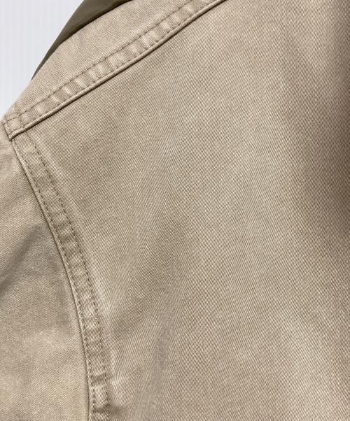 MIHARA YASUHIRO（ミハラヤスヒロ）MIHARA YASUHIRO (ミハラヤスヒロ) Front Back Combined Zip-up Jacket ベージュ×オリーブ サイズ:40の古着・服飾アイテム