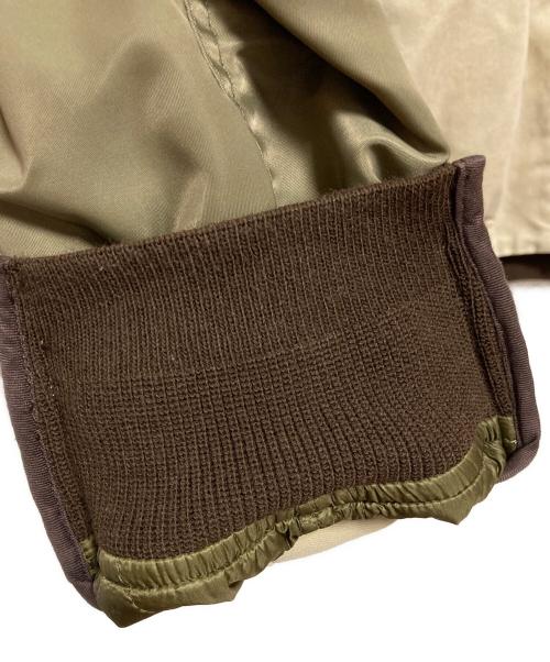 MIHARA YASUHIRO（ミハラヤスヒロ）MIHARA YASUHIRO (ミハラヤスヒロ) Front Back Combined Zip-up Jacket ベージュ×オリーブ サイズ:40の古着・服飾アイテム