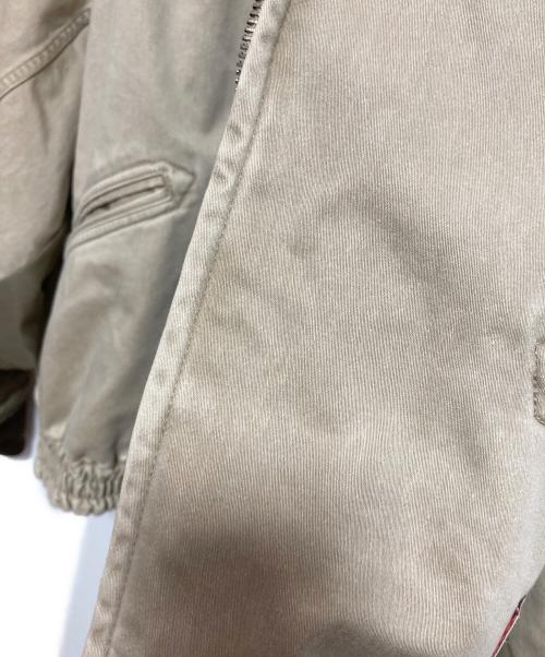 MIHARA YASUHIRO（ミハラヤスヒロ）MIHARA YASUHIRO (ミハラヤスヒロ) Front Back Combined Zip-up Jacket ベージュ×オリーブ サイズ:40の古着・服飾アイテム