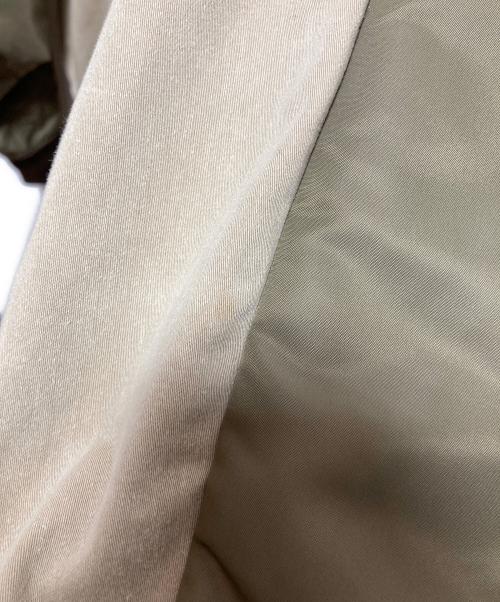 MIHARA YASUHIRO（ミハラヤスヒロ）MIHARA YASUHIRO (ミハラヤスヒロ) Front Back Combined Zip-up Jacket ベージュ×オリーブ サイズ:40の古着・服飾アイテム