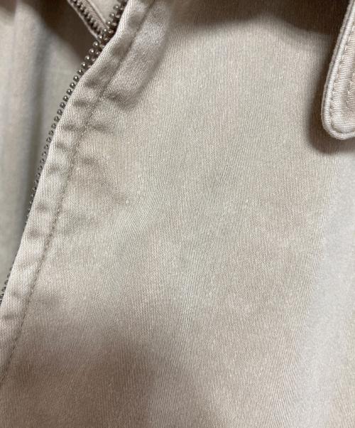 MIHARA YASUHIRO（ミハラヤスヒロ）MIHARA YASUHIRO (ミハラヤスヒロ) Front Back Combined Zip-up Jacket ベージュ×オリーブ サイズ:40の古着・服飾アイテム
