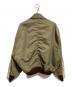 MIHARA YASUHIRO (ミハラヤスヒロ) Front Back Combined Zip-up Jacket ベージュ×オリーブ サイズ:40：50000円