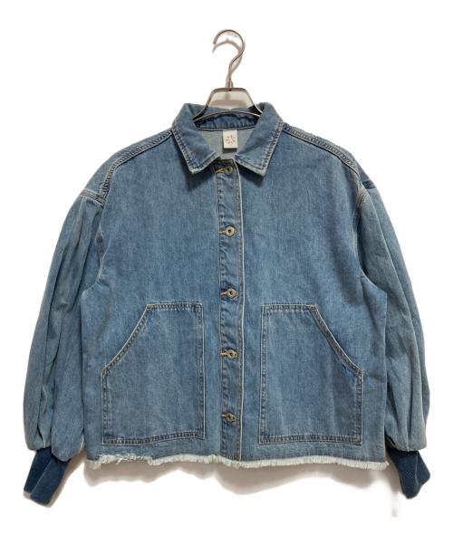 BEARDSLEY（ビアズリー）BEARDSLEY (ビアズリー) 袖リブGジャン インディゴ サイズ:1の古着・服飾アイテム