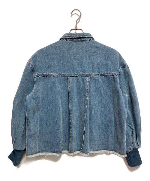 BEARDSLEY（ビアズリー）BEARDSLEY (ビアズリー) 袖リブGジャン インディゴ サイズ:1の古着・服飾アイテム