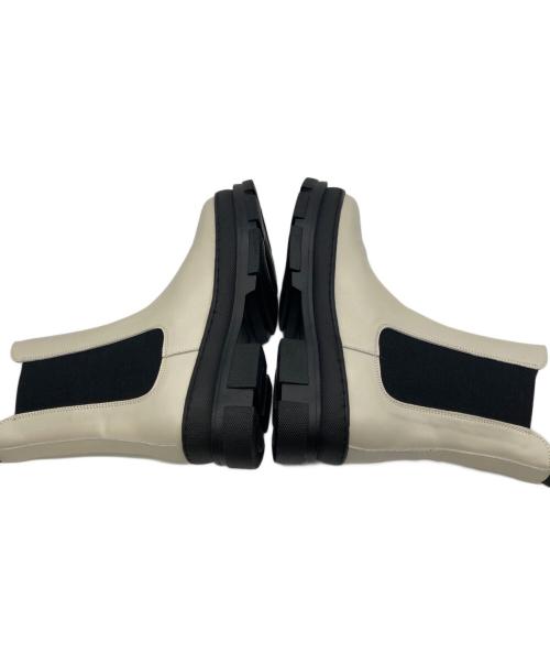 Spick and Span（スピック＆スパン）Spick and Span (スピック＆スパン) REMMEサイドゴアブーツ ベージュ×ブラック サイズ:38の古着・服飾アイテム