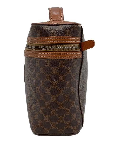 CELINE（セリーヌ）CELINE (セリーヌ) マカダム バニティバッグ ブラウンの古着・服飾アイテム