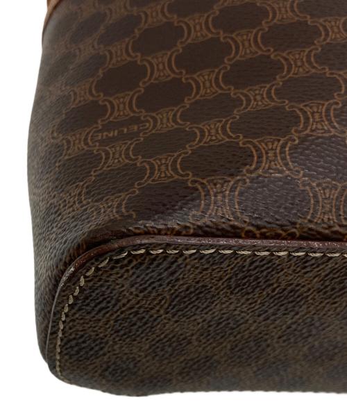 CELINE（セリーヌ）CELINE (セリーヌ) マカダム バニティバッグ ブラウンの古着・服飾アイテム