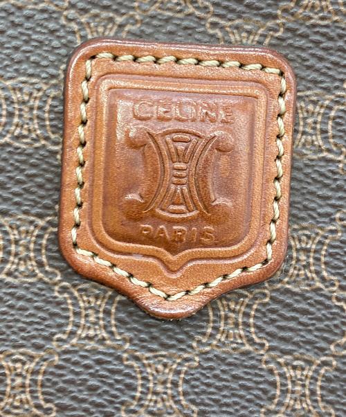 CELINE（セリーヌ）CELINE (セリーヌ) マカダム バニティバッグ ブラウンの古着・服飾アイテム