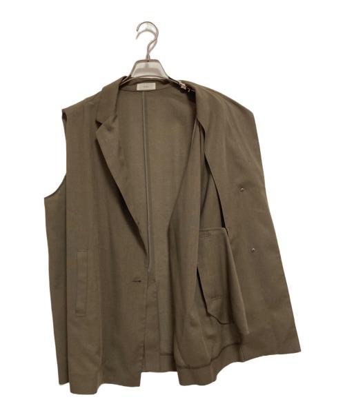 IENA（イエナ）IENA (イエナ) シアーブラウスジャケット グレー サイズ:-の古着・服飾アイテム
