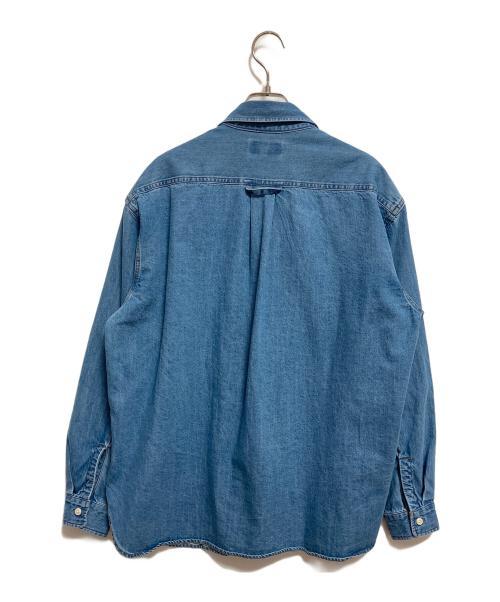 JOURNAL STANDARD relume（ジャーナルスタンダード レリューム）JOURNAL STANDARD relume (ジャーナルスタンダード レリューム) 9oz デニムワークシャツ ブルー サイズ:FREEの古着・服飾アイテム