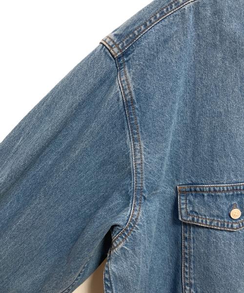 JOURNAL STANDARD relume（ジャーナルスタンダード レリューム）JOURNAL STANDARD relume (ジャーナルスタンダード レリューム) 9oz デニムワークシャツ ブルー サイズ:FREEの古着・服飾アイテム