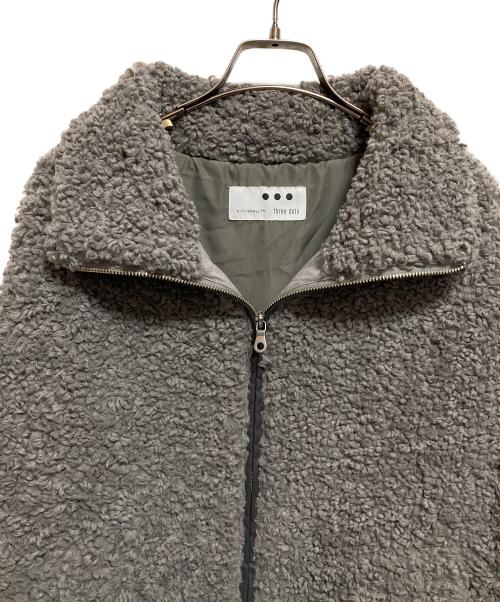 THREE DOTS（スリードッツ）THREE DOTS (スリードッツ) プードルボアポンチョ グレー サイズ:S 未使用品の古着・服飾アイテム