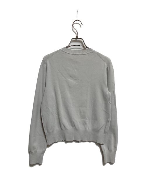 PLST（プラステ）PLST (プラステ) UVカット レーヨンブレンド メタルボタンカーディガン グレー サイズ:Sの古着・服飾アイテム