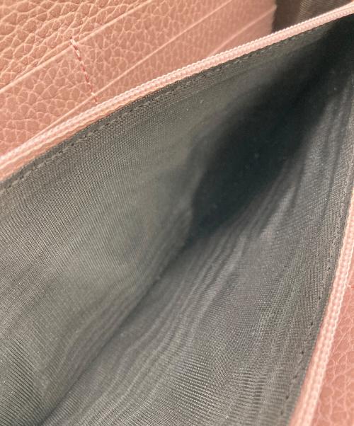 GUCCI（グッチ）GUCCI (グッチ) インターロッキング ラウンドファスナー長財布 ピンクの古着・服飾アイテム