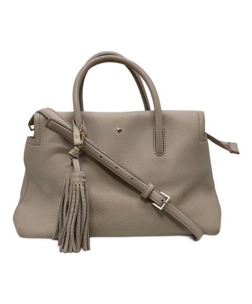 Kate Spade（ケイトスペード）Kate Spade (ケイトスペード) 2WAYショルダーバッグ ベージュの古着・服飾アイテム