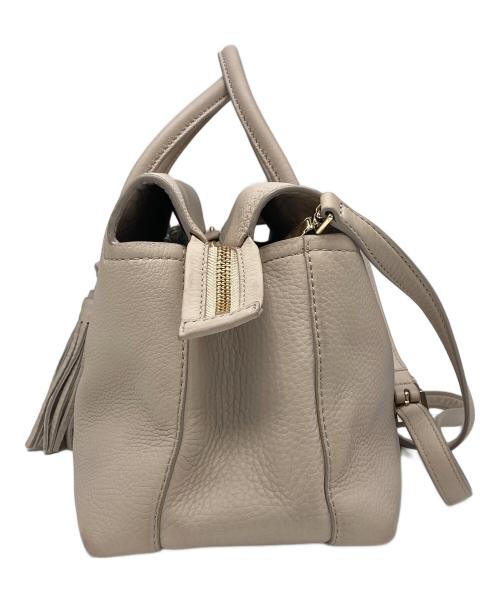 Kate Spade（ケイトスペード）Kate Spade (ケイトスペード) 2WAYショルダーバッグ ベージュの古着・服飾アイテム