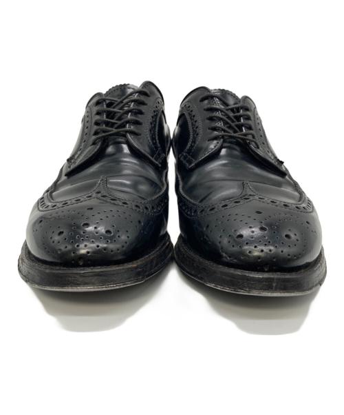 Alden（オールデン）Alden (オールデン) ブラックコードバンウィングチップシューズ ブラック サイズ:6Dの古着・服飾アイテム